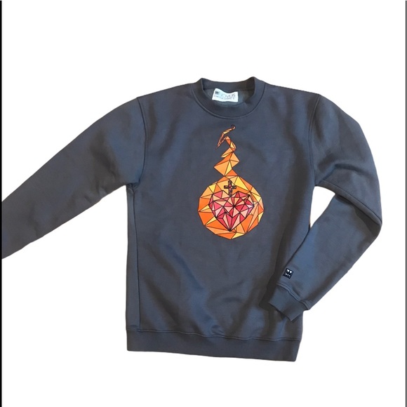 NOVUS sweatshirt with geometric print - Picture 1 of 5